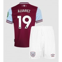 Dětský fotbalový dres West Ham United Edson Alvarez #19 2024-25 Domácí Krátký Rukáv (+ trenýrky)